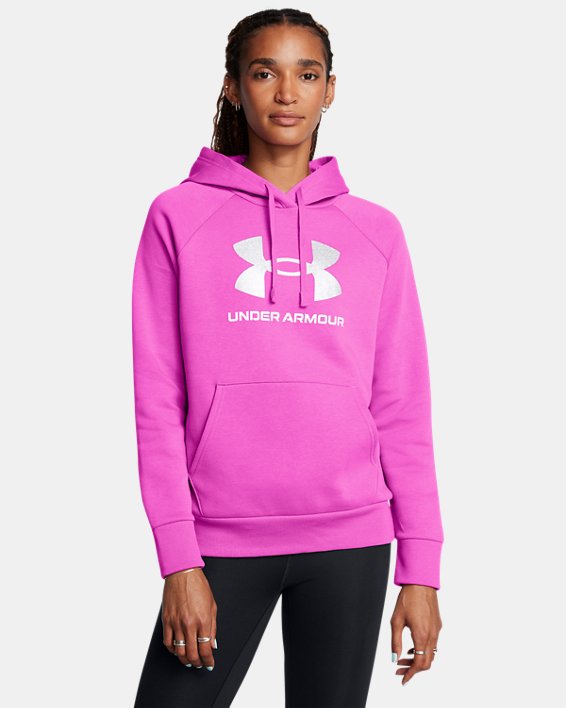 UA Rival Fleece Glitter Big Logo | Under Armour UA Rival Fleece Glitter Big Logo | Under Armour